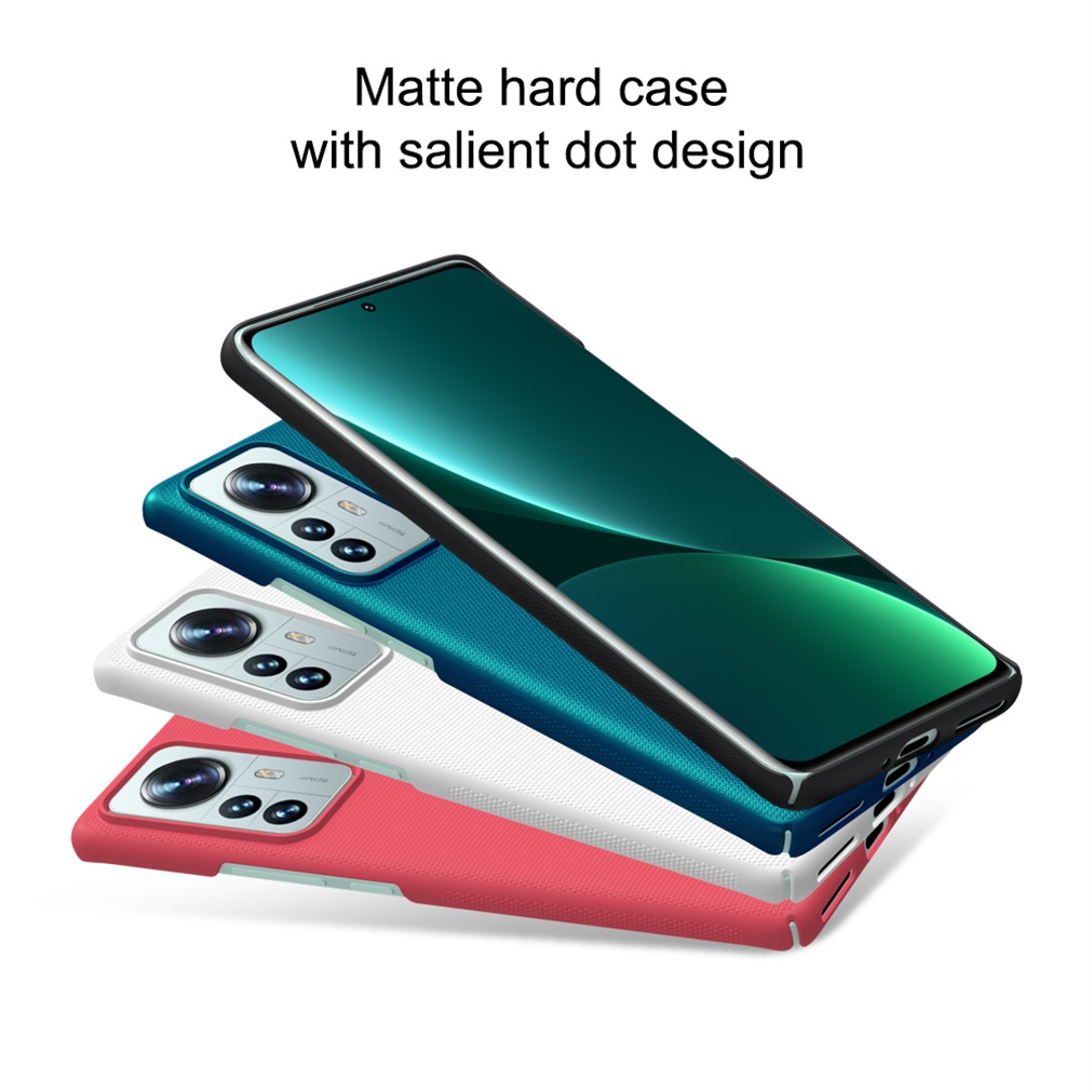 NILLKIN For Xiaomi Mi 12 Pro Case Super Frosted Shield Luxuly PC Hard Back Cover For Xiaomi Mi 12 12X Mi12 Phone Protective Case