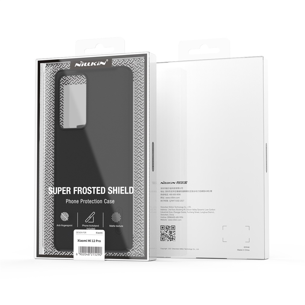 NILLKIN For Xiaomi Mi 12 Pro Case Super Frosted Shield Luxuly PC Hard Back Cover For Xiaomi Mi 12 12X Mi12 Phone Protective Case