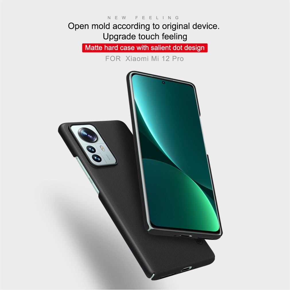 NILLKIN For Xiaomi Mi 12 Pro Case Super Frosted Shield Luxuly PC Hard Back Cover For Xiaomi Mi 12 12X Mi12 Phone Protective Case