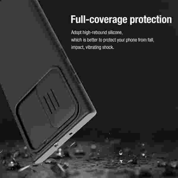 Чехол Nillkin Camshield Silky Silicone для Samsung Galaxy S22 Ultra 5G — изображение 3