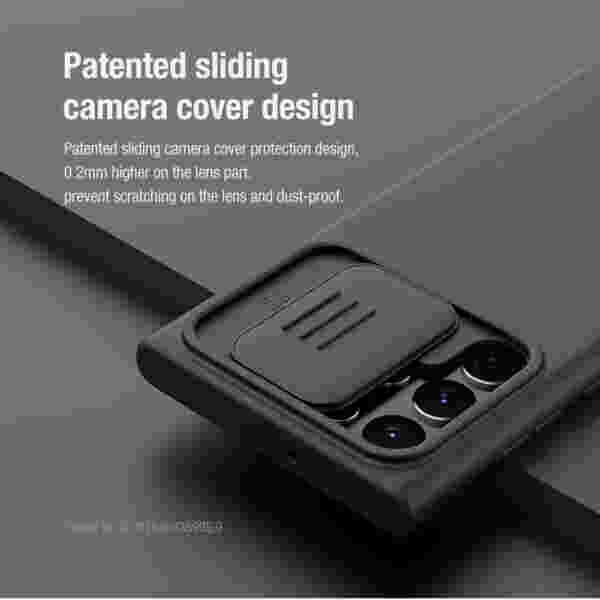 Чехол Nillkin Camshield Silky Silicone для Samsung Galaxy S22 Ultra 5G — изображение 2