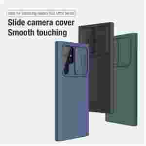 Чехол Nillkin Camshield Silky Silicone для Samsung Galaxy S22 Ultra 5G