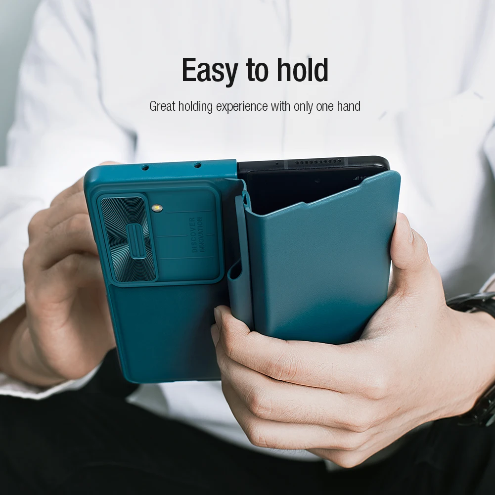 Чехол Nillkin Qin Pro для Samsung Galaxy Z Fold 5 с держателем для S Pen
