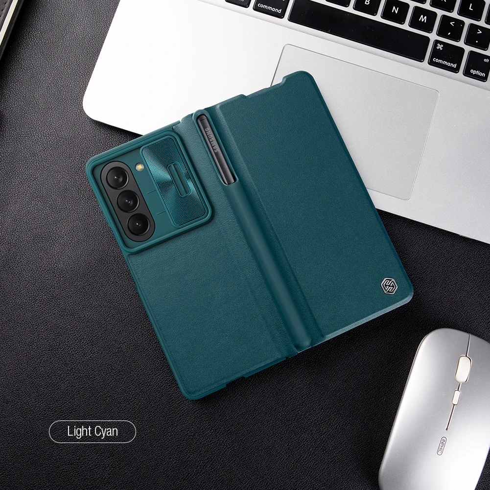 Чехол Nillkin Qin Pro для Samsung Galaxy Z Fold 5 с держателем для S Pen
