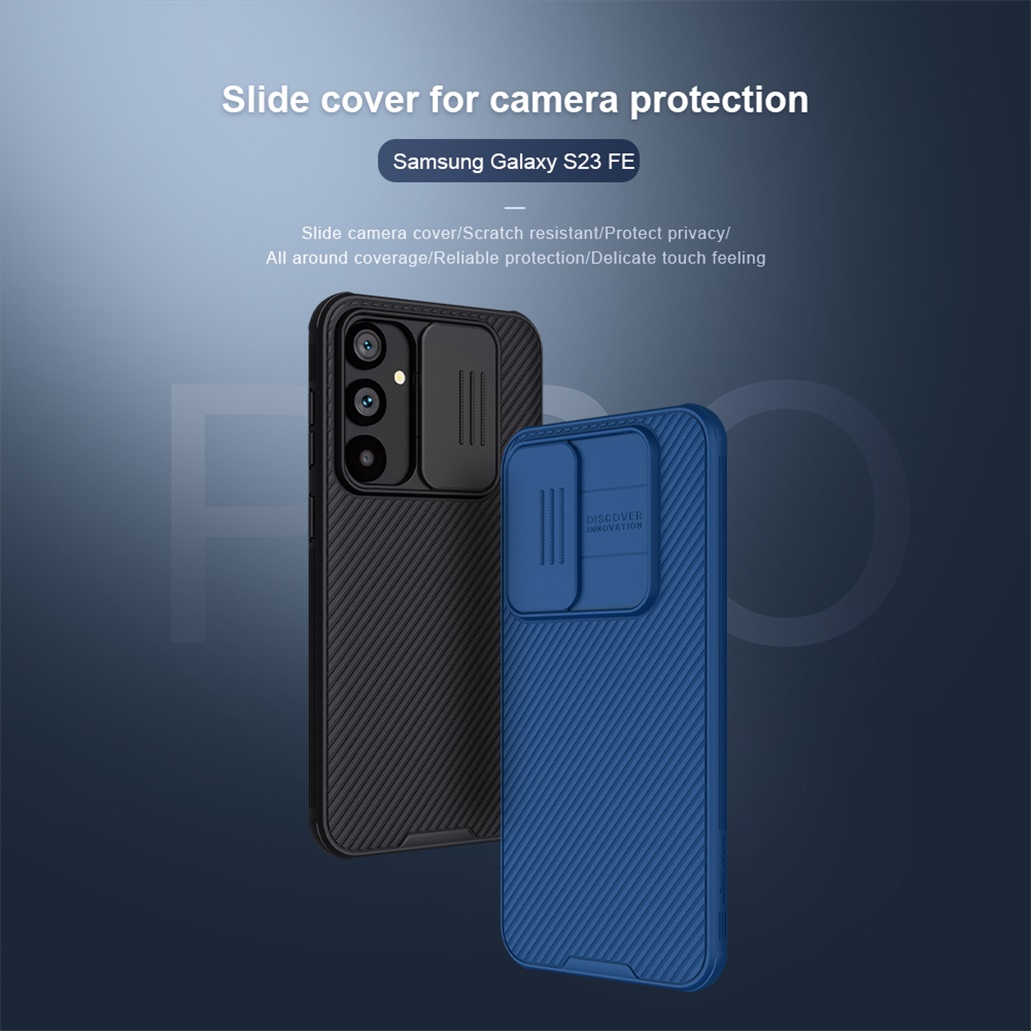 For Samsung Galaxy S23 FE Case NILLKIN CamShield Pro Shockproof Slide Camera Len Privacy Protection Back Cover For Samsung S23FE