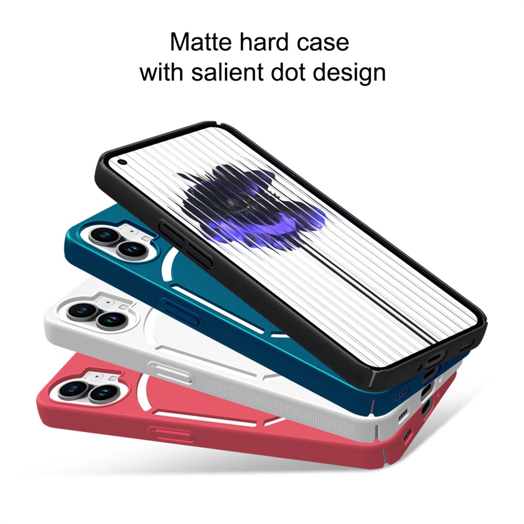 For Nothing Phone 2 Case NILLKIN Super Frosted Shield Case Hard PC Ultra-Thin Protection Back Cover For Nothing Phone Two Phone2