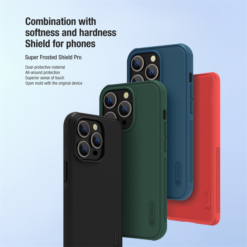 Чехол Nillkin Super Frosted Shield Pro для iPhone 15, iPhone 15 Plus, iPhone 15 Pro, iPhone15 Pro Max