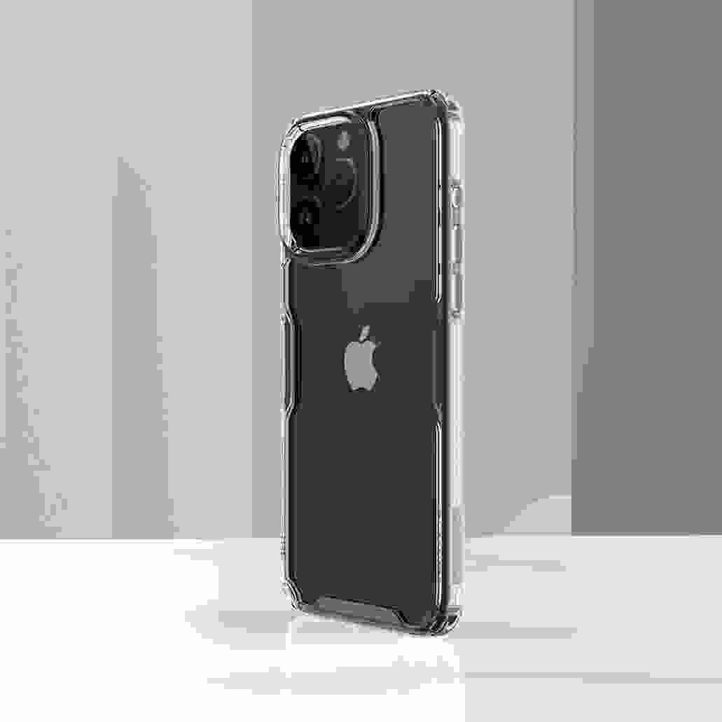 Nillkin For iPhone 15 Pro /Pro Max Case Nature Pro Transparent Clear TPU Frame Protection Cover For iPhone 15 /15 Plus Bumper