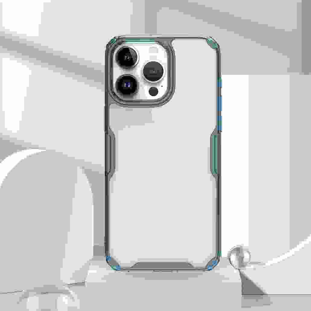 Nillkin For iPhone 15 Pro /Pro Max Case Nature Pro Transparent Clear TPU Frame Protection Cover For iPhone 15 /15 Plus Bumper