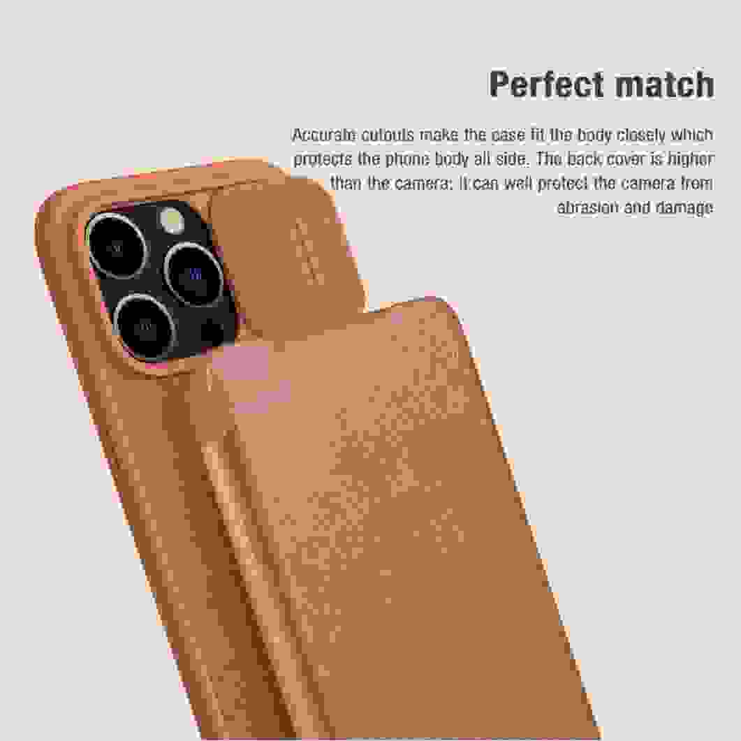 Чехол-книжка Nillkin Qin Pro для iPhone 15, 15 Pro, 15 Pro Max, 15 Plus