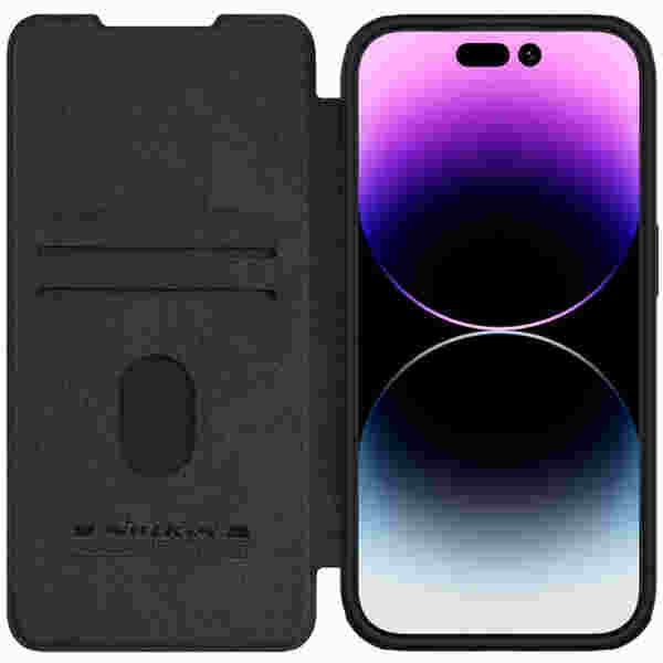 Чехол-книжка Nillkin Qin Pro для iPhone 15, 15 Pro, 15 Pro Max, 15 Plus — изображение 4