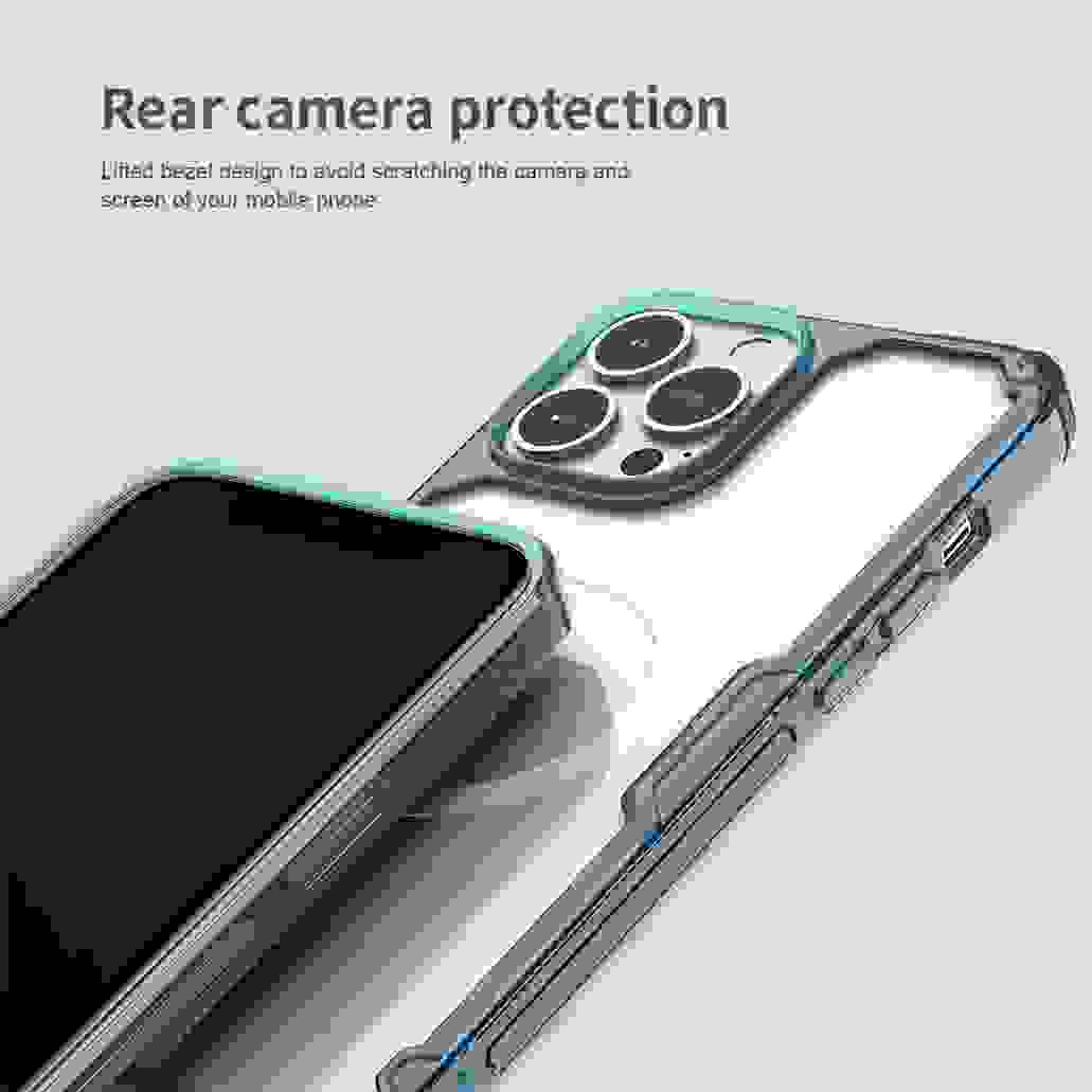 Nillkin For MagSafe For iPhone 15 Pro /Pro Max Magnetic Case Nature Pro Transparent Clear TPU Frame Cover For iPhone 15 /15 Plus