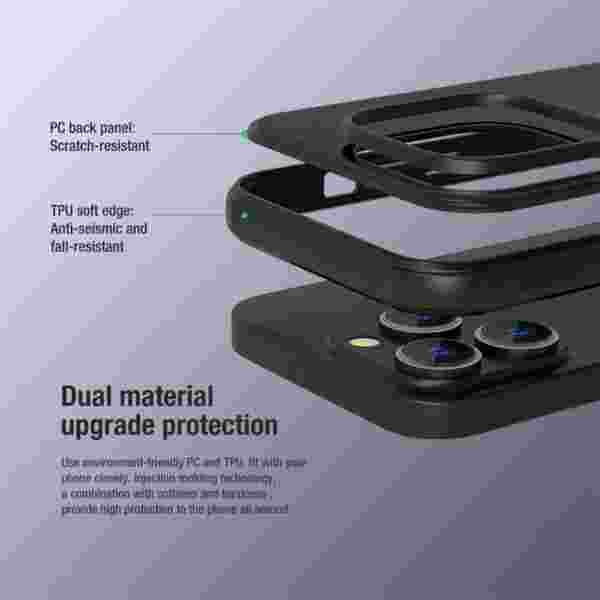 Чехол Nillkin Super Frosted Shield PRO для iPhone 15, 15 Pro, 15 Plus, 15 Pro Max (MagSafe) — изображение 6