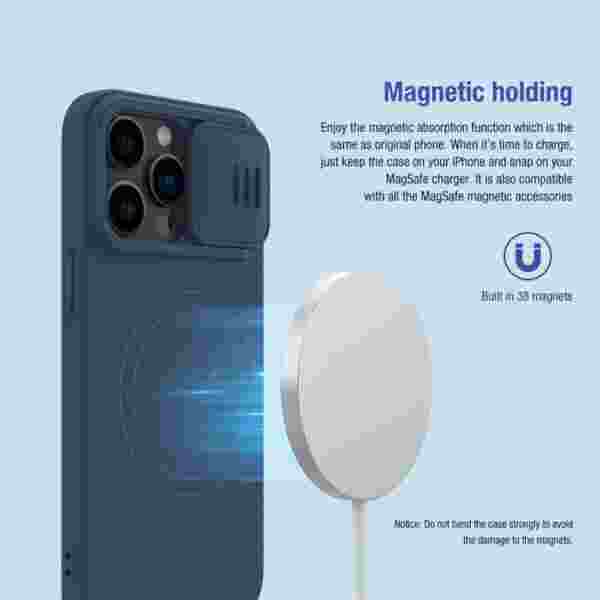 Чехол Nillkin Magnetic Silicone для iPhone 15, 15 Plus, 15 Pro, 15 Pro Max — изображение 4