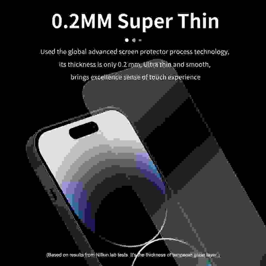 Nillkin For iPhone 15 Pro /Pro Max Tempered Glass H+PRO Anti-Explosion 2.5D 0.2 mm Screen Protector For iPhone 15 /15 Plus Film