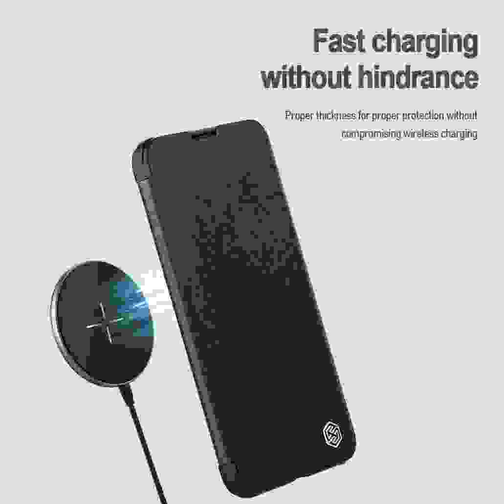 Чехол-книжка Nillkin Qin Pro со шторкой для iPhone 15, 15 Plus, 15 Pro,15 Pro Max