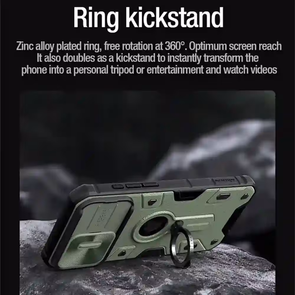 Чехол Nillkin Camshield Armor для iPhone 15 Pro, iPhone 15 Pro Max Чехол Nillkin Camshield Armor для iPhone 15 Pro, iPhone 15 Pro Max — изображение 3