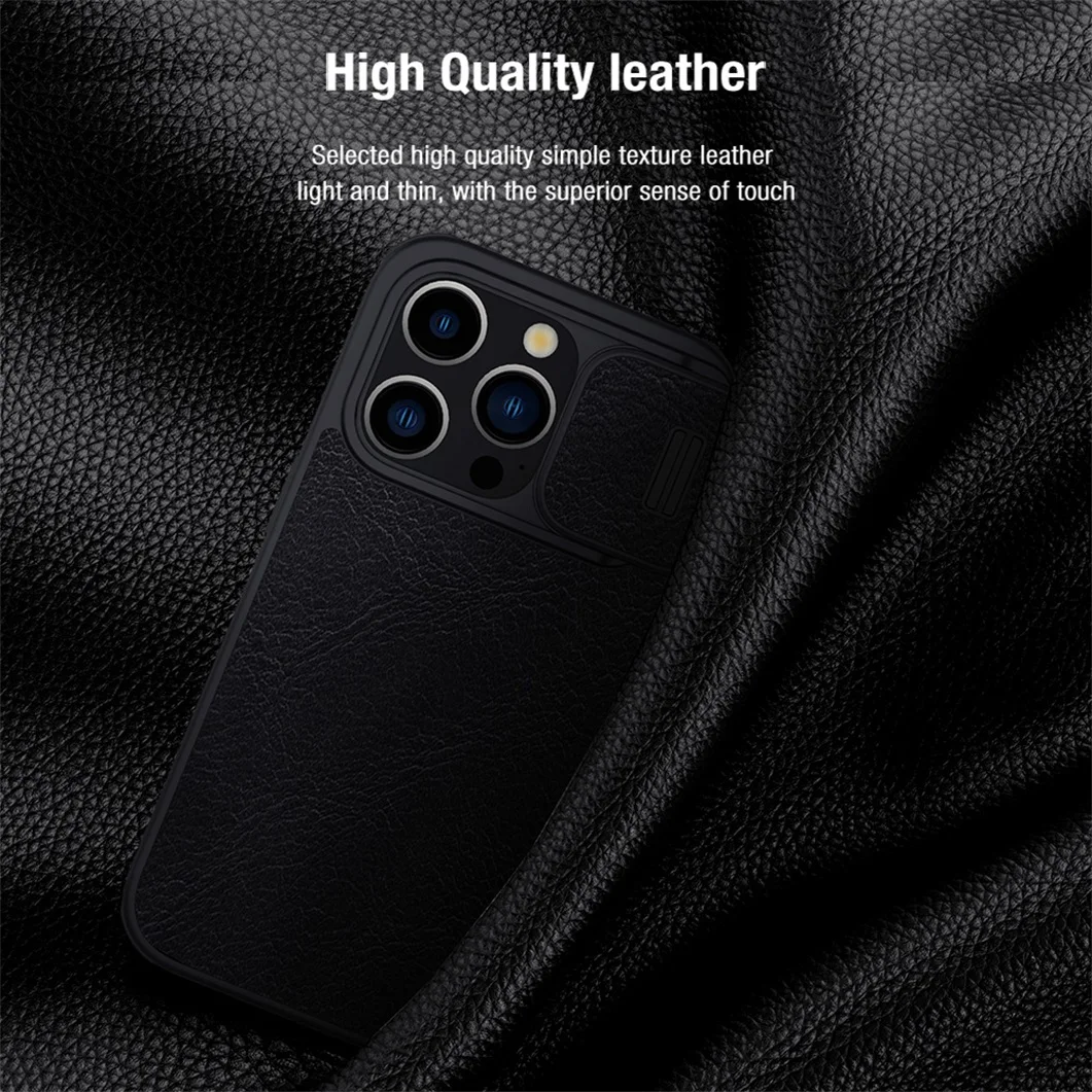 Чехол-книжка Nillkin Qin Pro для iPhone 15, 15 Pro, 15 Pro Max, 15 Plus