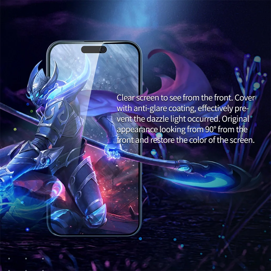 Защитное стекло Nillkin Protect Privacy Anty-Spy для iPhone 15, 15 Plus, 15 Pro,15 Pro Max
