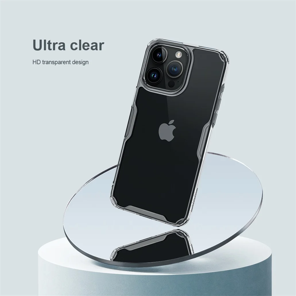 Чехол Nillkin Nature TPU Pro Silicone для iPhone 15, 15 Plus, 15 Pro, 15 Pro Max
