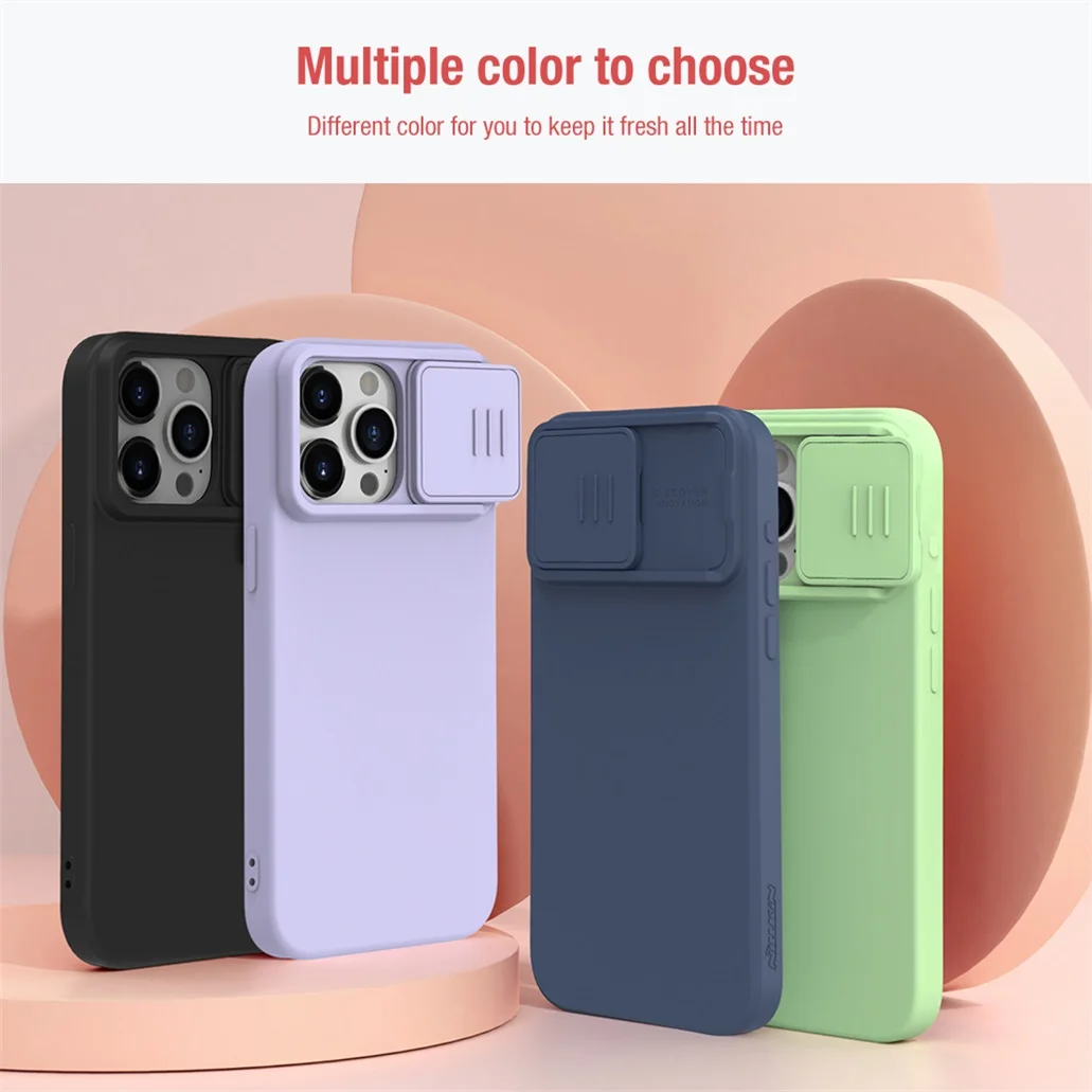 Чехол Nillkin Magnetic Silicone для iPhone 15, 15 Plus, 15 Pro, 15 Pro Max