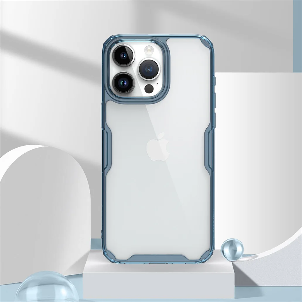 Чехол Nillkin Nature TPU Pro Silicone для iPhone 15, 15 Plus, 15 Pro, 15 Pro Max