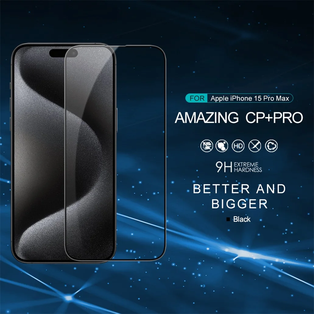 Защитное стекло Nillkin для iPhone 15, 15 Plus, 15 Pro,15 Pro Max (CP+PRO)