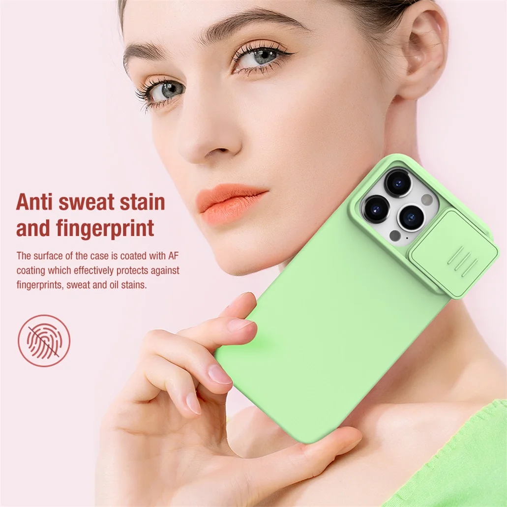 Чехол Nillkin Magnetic Silicone для iPhone 15, 15 Plus, 15 Pro, 15 Pro Max
