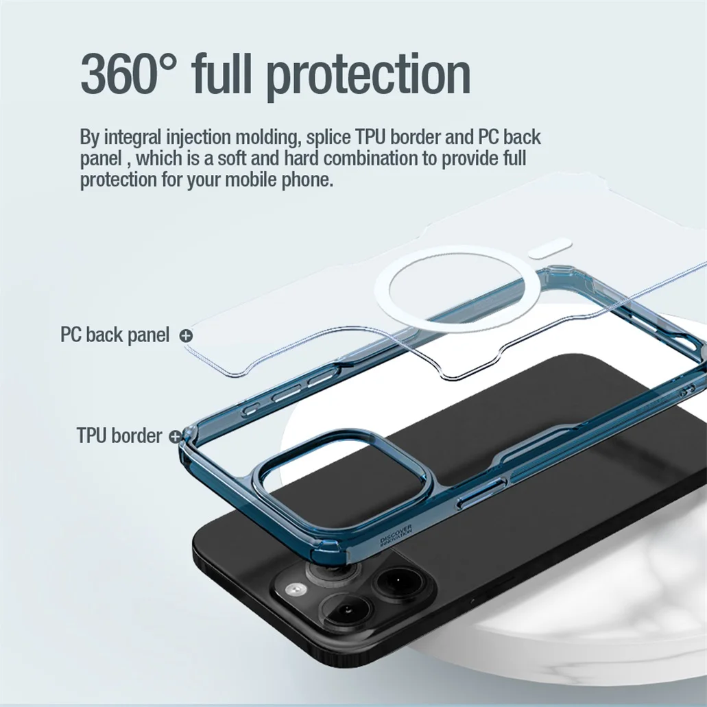 Nillkin Nature TPU Pro Silicone для iPhone 15 серии (MagSafe)