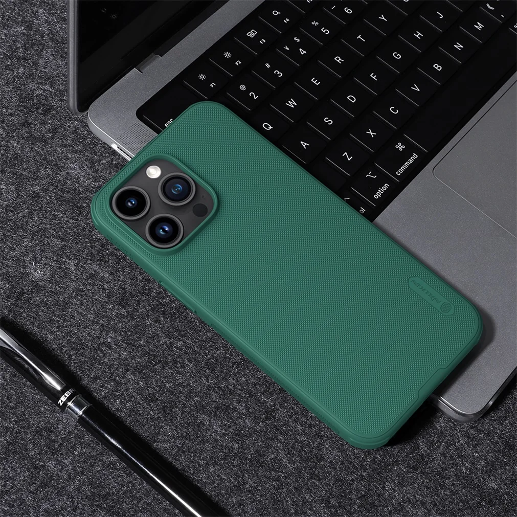 Чехол Nillkin Super Frosted Shield PRO для iPhone 15, 15 Pro, 15 Plus, 15 Pro Max (MagSafe)