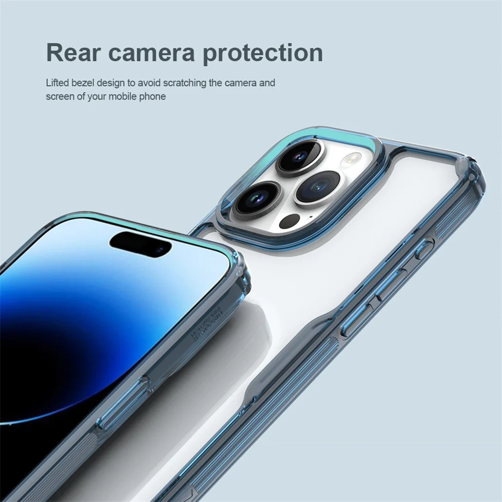 Чехол Nillkin Nature TPU Pro Silicone для iPhone 15, 15 Plus, 15 Pro, 15 Pro Max