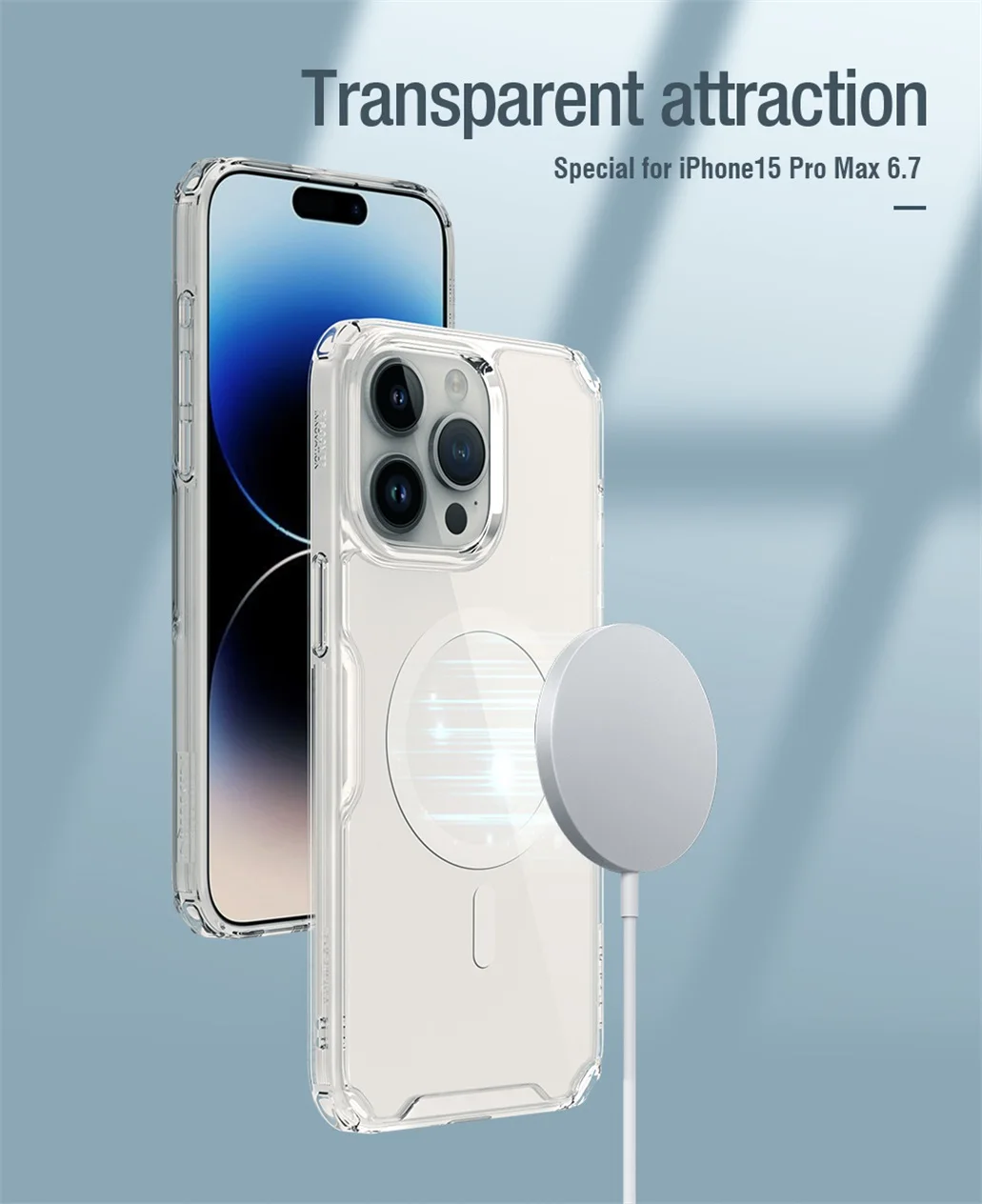 Nillkin Nature TPU Pro Silicone для iPhone 15 серии (MagSafe)