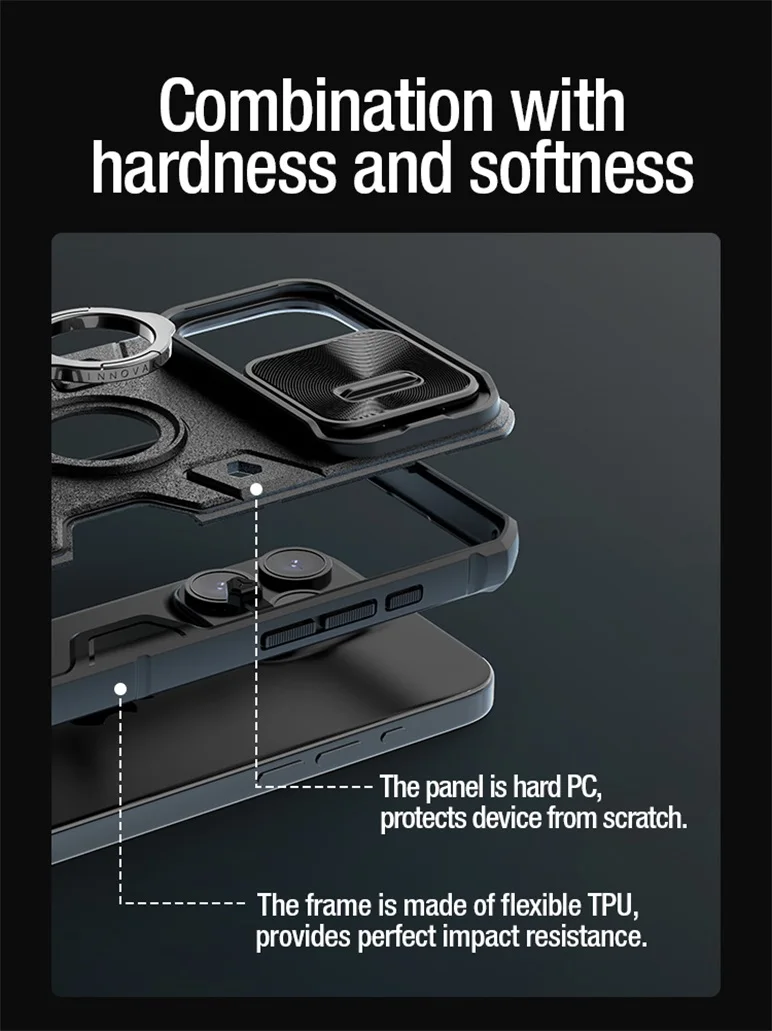 Чехол Nillkin Camshield Armor для iPhone 15 Pro, iPhone 15 Pro Max
