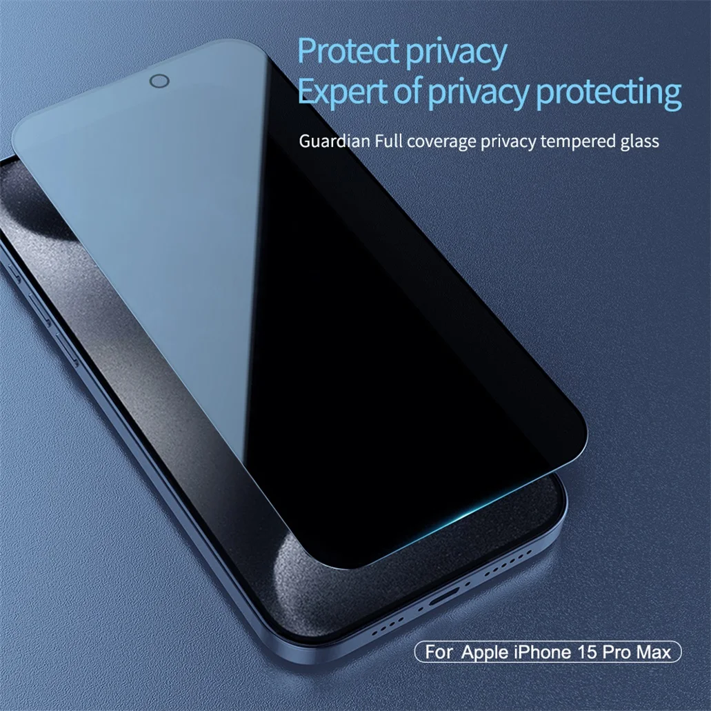 Защитное стекло Nillkin Protect Privacy Anty-Spy для iPhone 15, 15 Plus, 15 Pro,15 Pro Max