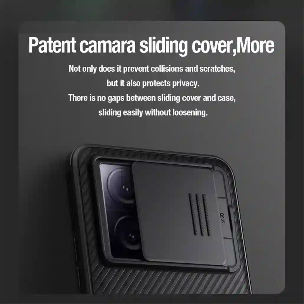 For Xiaomi 13T Pro Case NILLKIN CamShield Pro Shockproof Slide Camera Lens Privacy Protection Back Cover For Xiaomi Mi 13T Shell