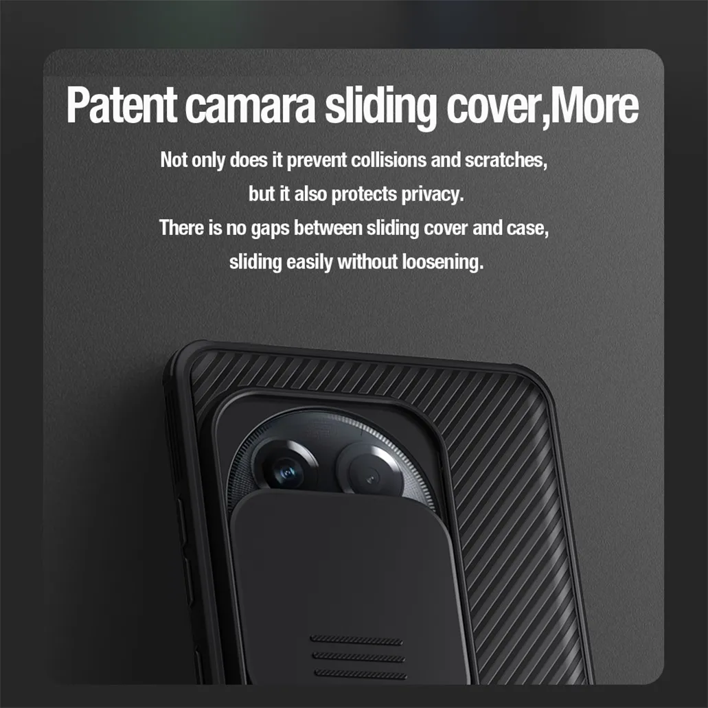 For OnePlus Ace2 Pro Case NILLKIN CamShield Pro Shockproof Slide Camera Len Privacy Protection Back Cover For One Plus Ace 2 Pro