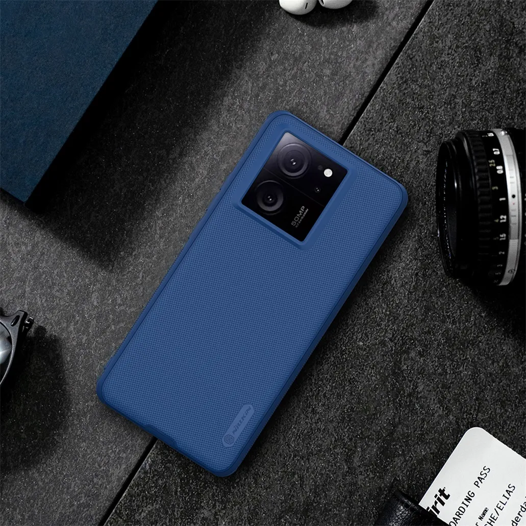 Nillkin For Xiaomi 13T Pro Case Super Frosted Shield Pro Soft TPU Edge PC Shell Luxuly Shockproof Back Cover For Xiaomi Mi 13T