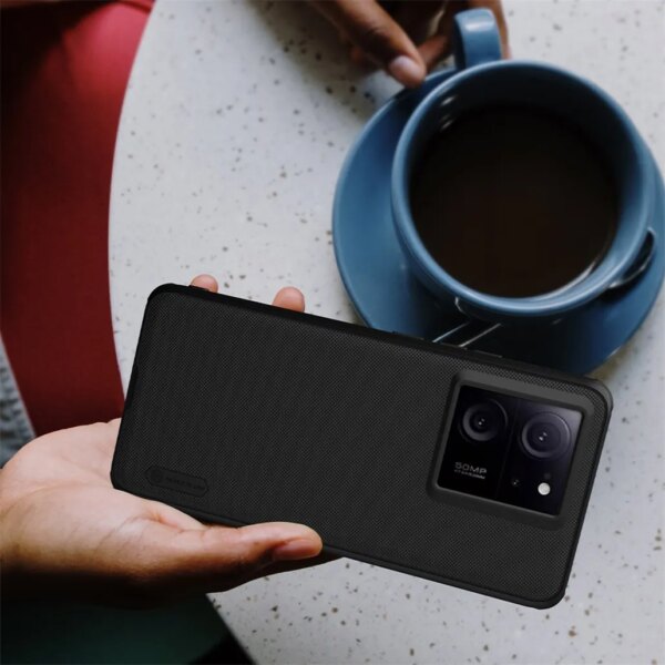 Чехол Nillkin Super Frosted Shield Pro для Xiaomi 13T, Xiaomi 13T Pro — изображение 3