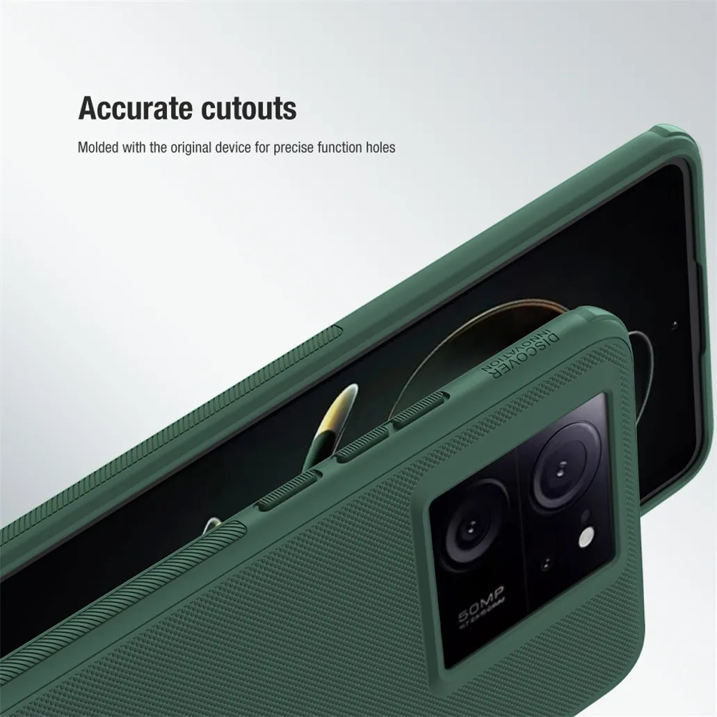 Nillkin For Xiaomi 13T Pro Case Super Frosted Shield Pro Soft TPU Edge PC Shell Luxuly Shockproof Back Cover For Xiaomi Mi 13T