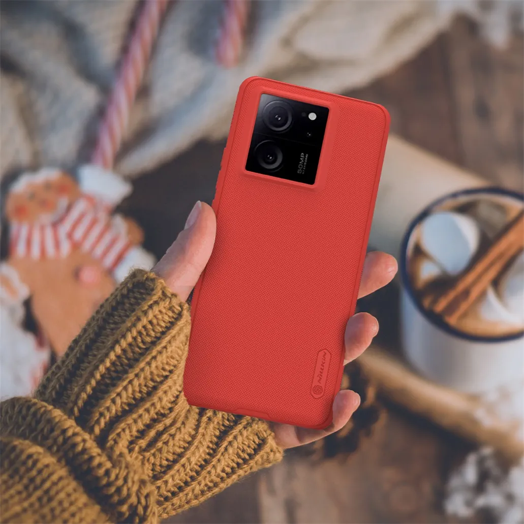 Nillkin For Xiaomi 13T Pro Case Super Frosted Shield Pro Soft TPU Edge PC Shell Luxuly Shockproof Back Cover For Xiaomi Mi 13T