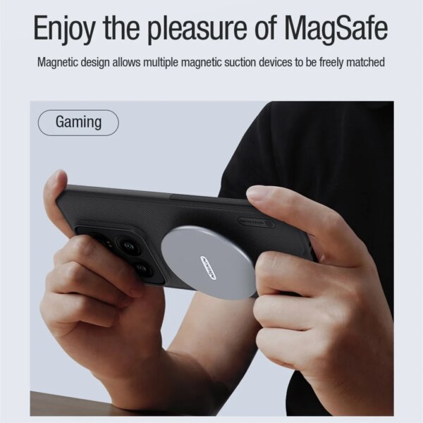 Чехол Nillkin Super Frosted Shield Pro Magnetic для Xiaomi 14, Xiaomi 14 Pro — изображение 2