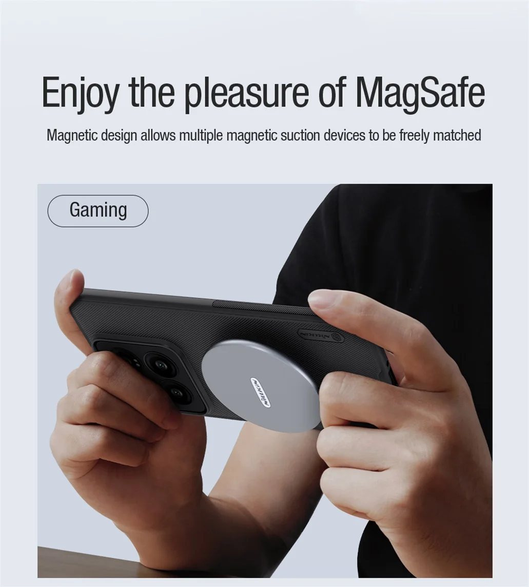 For Xiaomi Mi 14 Pro Case For MagSafe Magnetic Case Wireless Charge Nillkin Frosted Shield Pro TPU Frame PC Cover For Xiaomi 14