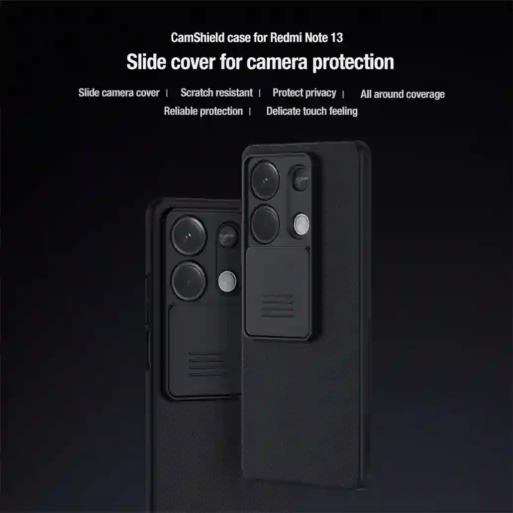 For Xiaomi Redmi Note 13 Pro Case NILLKIN CamShield Pro Slide Camera Protect Privacy Back Cover For Redmi Note 13 /13 Pro+ Plus