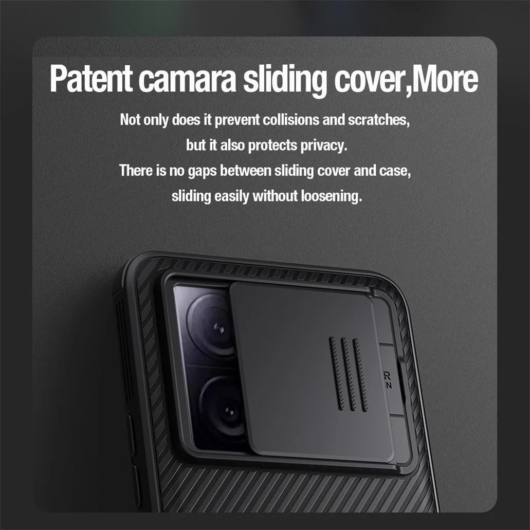 Чехол Nillkin Camshield Pro для Xiaomi 13T, Xiaomi 13T Pro