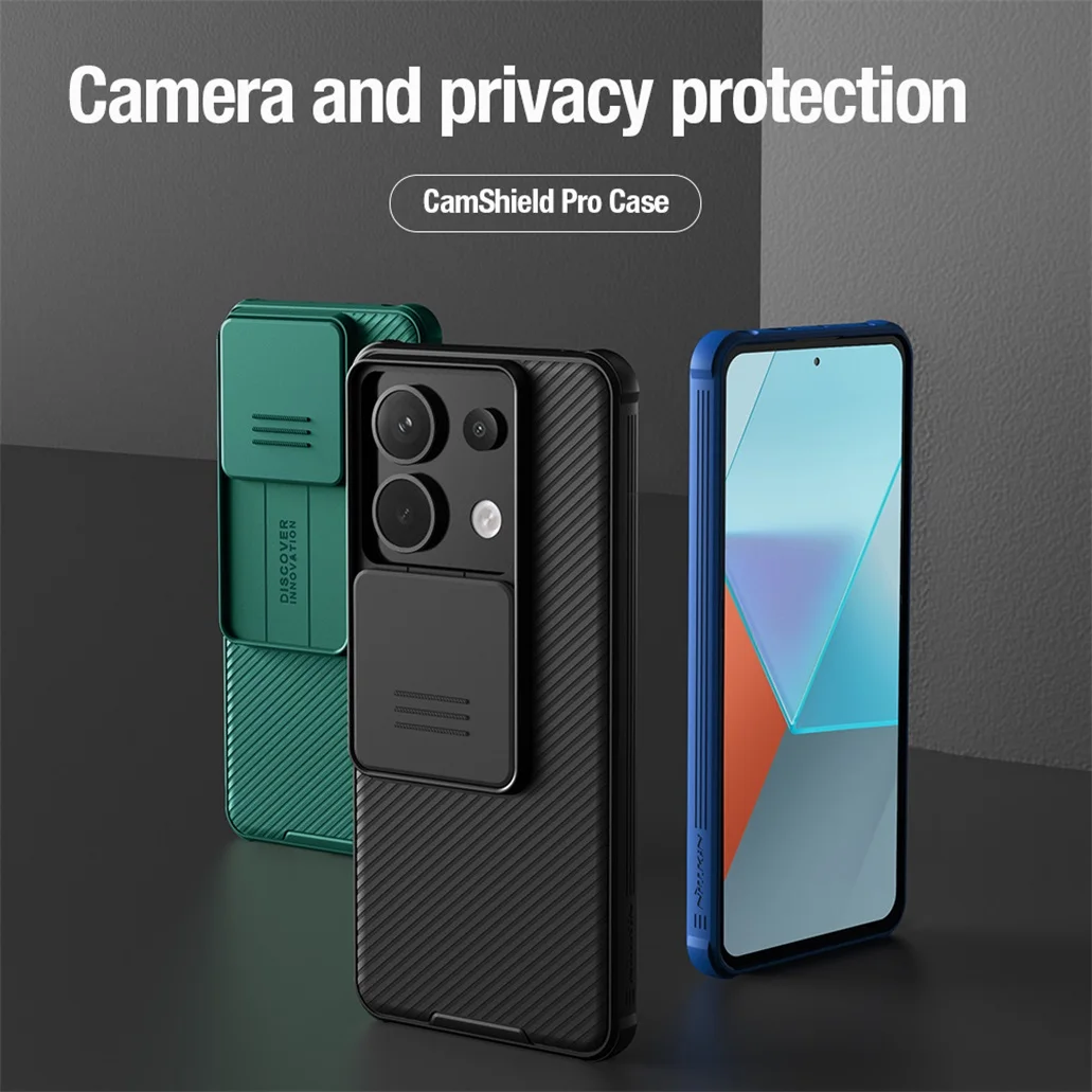 Чехол Nillkin Camshield для Redmi Note 13 5G, Redmi Note 13 Pro Plus 5G, Redmi Note 13 Pro 5G