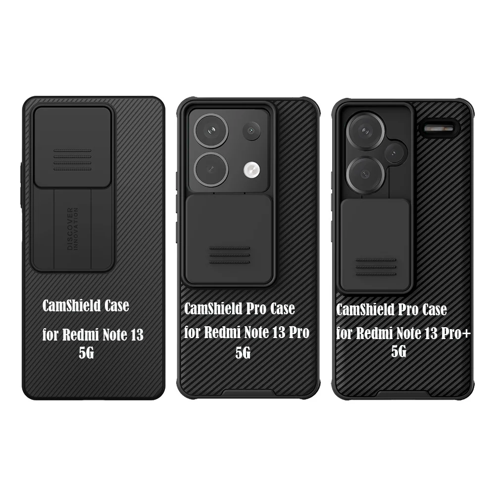 Чехол Nillkin Camshield для Redmi Note 13 5G, Redmi Note 13 Pro Plus 5G, Redmi Note 13 Pro 5G