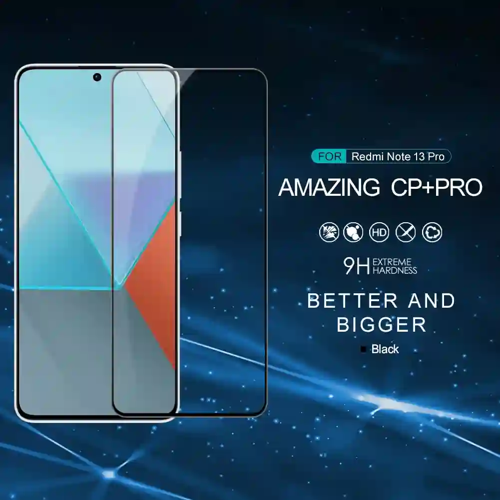 Nillkin For Xiaomi Redmi Note 13 Pro Tempered Glass CP+PRO Anti-Explosion Fully Screen Protector For Redmi Note 13 /13 Pro+ Plus