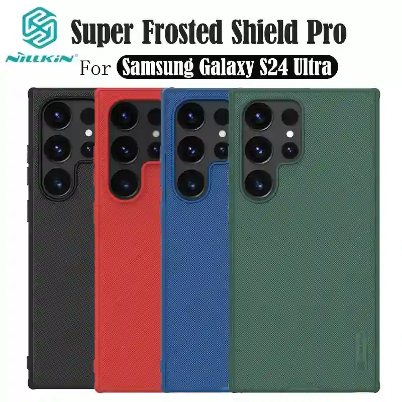 Nillkin For Samsung Galaxy S24 Ultra Case Super Frosted Shield Pro TPU PC Protective Back Cover For Samsung Galaxy S24 S24+ Plus