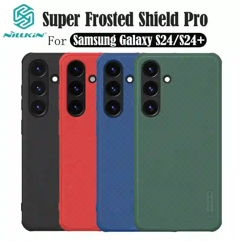 Nillkin For Samsung Galaxy S24 Ultra Case Super Frosted Shield Pro TPU PC Protective Back Cover For Samsung Galaxy S24 S24+ Plus