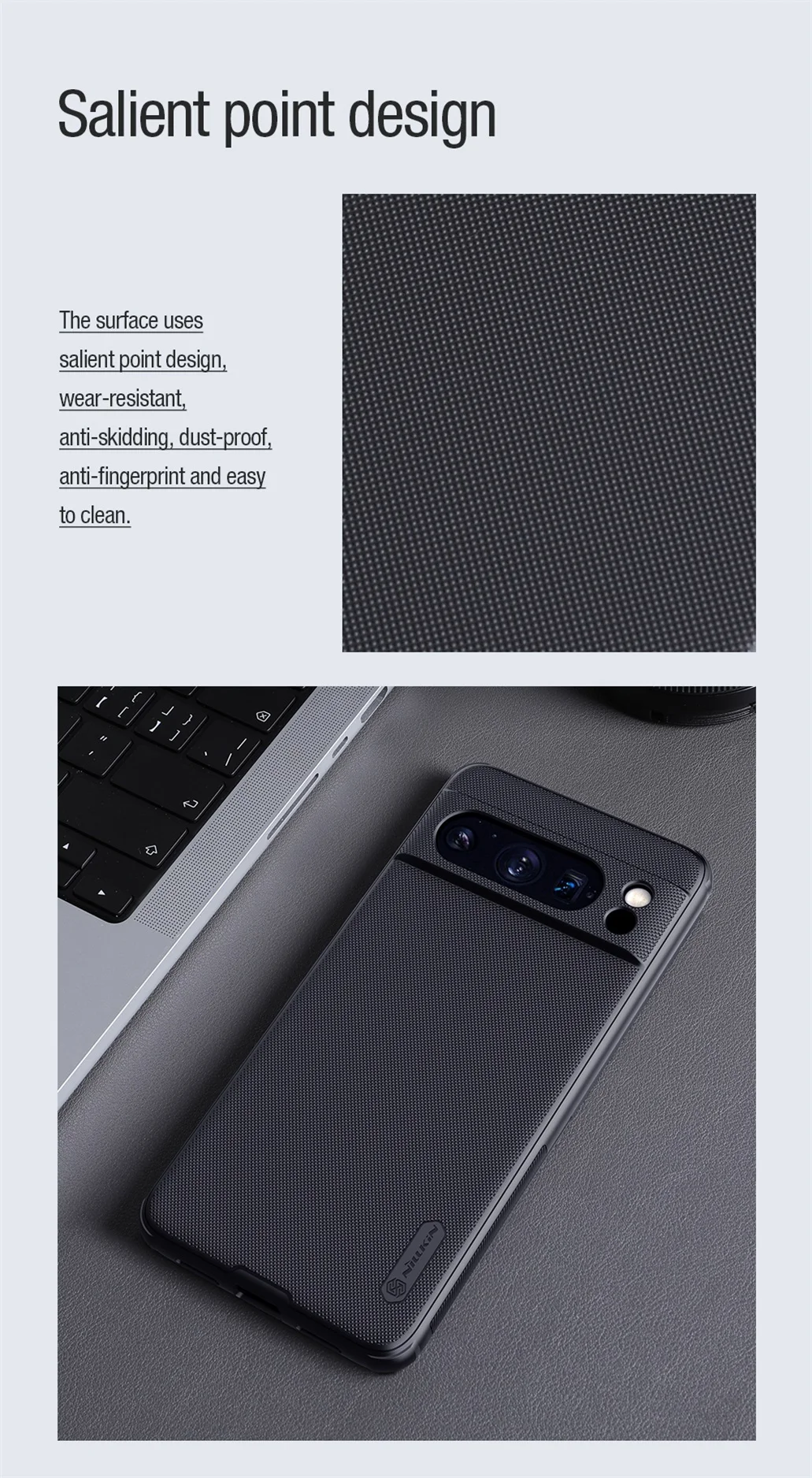 For Google Pixel 8 Pro MagSafe Case Nillkin Frosted Shield Pro Magnetic Case Wireless Charge TPU PC Back Cover For Google Pixel8